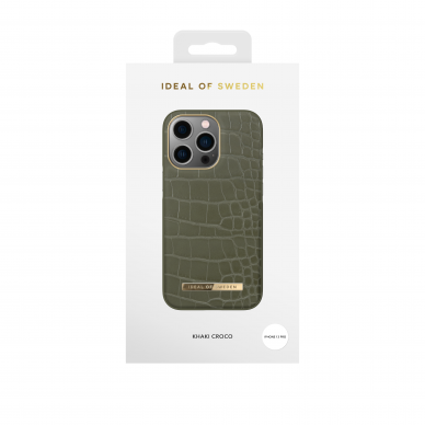 iPhone 13 PRO iDeal Of Sweden nugarėlė Khaki Croco 1