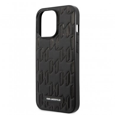iPhone 13 PRO juoda KARL LAGERFELD nugarėlė KLHCP13LMNMP1K 3