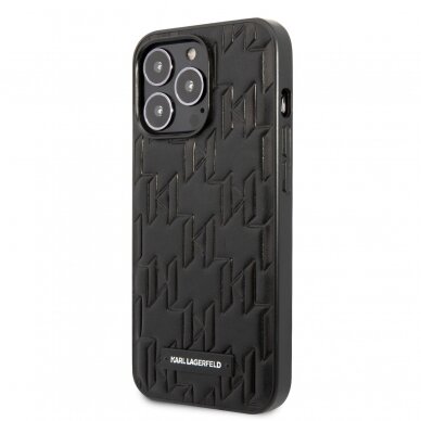 iPhone 13 PRO juoda KARL LAGERFELD nugarėlė KLHCP13LMNMP1K 7