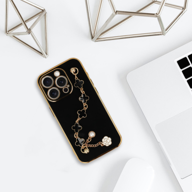 iPhone 13 PRO juoda ROOSEVELT TREND nugarėlė design 3 4