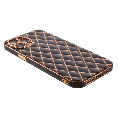 iPhone 13 PRO juoda SULADA RHOMBUS nugarėlė 3