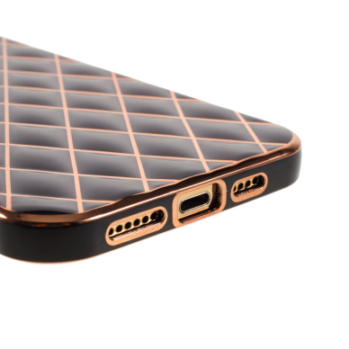 iPhone 13 PRO juoda SULADA RHOMBUS nugarėlė 4