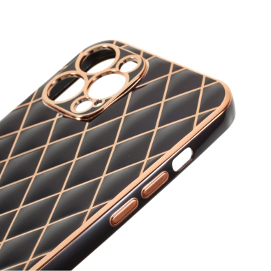 iPhone 13 PRO juoda SULADA RHOMBUS nugarėlė 6