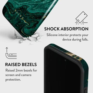 iPhone 13 PRO MAX / 12 PRO MAX Magsafe Emerald Pool Tough BURGA nugarėlė 3