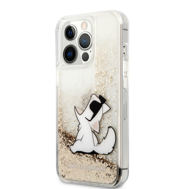 iPhone 13 PRO MAX aukso spalvos water KARL LAGERFELD nugarėlė KLHCP13XGCFD 2