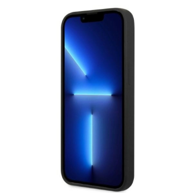 Iphone 13 PRO MAX black MagSafe Silicone Logo Plate GUESS nugarėlė 4