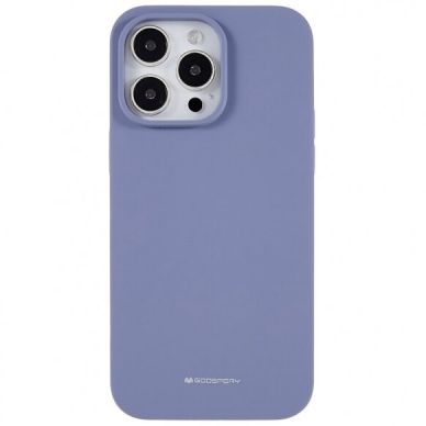 iPhone 13 PRO MAX grey blue MERCURY SILICONE nugarėlė