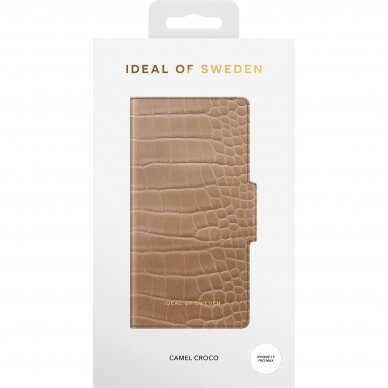 iPhone 13 PRO MAX/12 PRO MAX iDeal Of Sweden dėklas Camel Croco 4