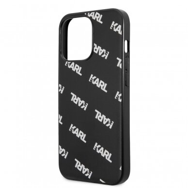iPhone 13 PRO MAX juoda KARL LAGERFELD nugarėlė KLHCP13XPULMBK3 5