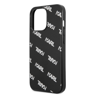 iPhone 13 PRO MAX juoda KARL LAGERFELD nugarėlė KLHCP13XPULMBK3 5