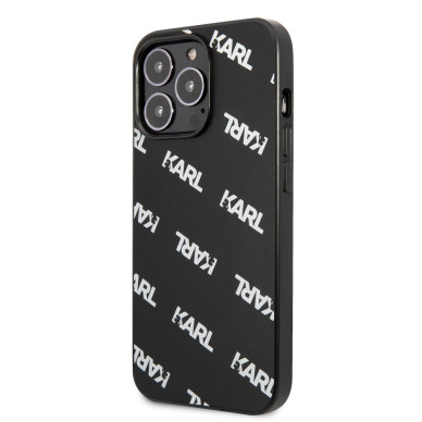 iPhone 13 PRO MAX juoda KARL LAGERFELD nugarėlė KLHCP13XPULMBK3 2