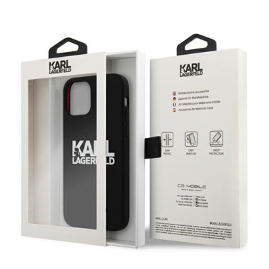 iPhone 13 PRO MAX juoda KARL LAGERFELD nugarėlė KLHCP13XSLKLRBK 3