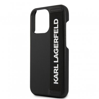 iPhone 13 PRO MAX juoda KARL LAGERFELD nugarėlė KLHCP13XSTKLBK 5