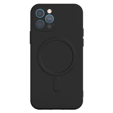 iPhone 13 PRO MAX juoda MagSilicone nugarėlė 1