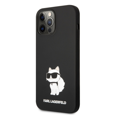 iPhone 13 PRO MAX black NFT Liquid Silicone KARL LAGERFELD nugarėlė 3