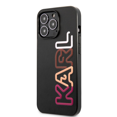 iPhone 13 PRO MAX juoda+multi. KARL LAGERFELD nugarėlė KLHCP13XPCOBK 3