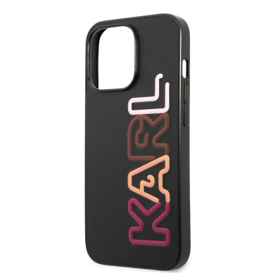 iPhone 13 PRO MAX juoda+multi. KARL LAGERFELD nugarėlė KLHCP13XPCOBK 5