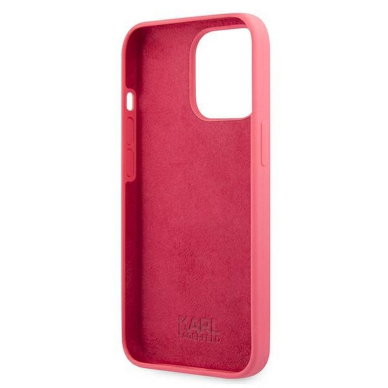 iPhone 13 PRO MAX koralo spalvos KARL LAGERFELD nugarėlė KLHCP13XSSKCP 6