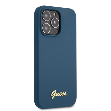 iPhone 13 PRO MAX mėlyna GUESS nugarėlė GUHCP13XLSLMGBL 4