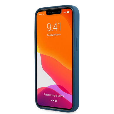 iPhone 13 PRO MAX mėlyna GUESS nugarėlė GUHCP13XLSLMGBL 1