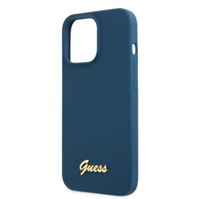 iPhone 13 PRO MAX mėlyna GUESS nugarėlė GUHCP13XLSLMGBL 5