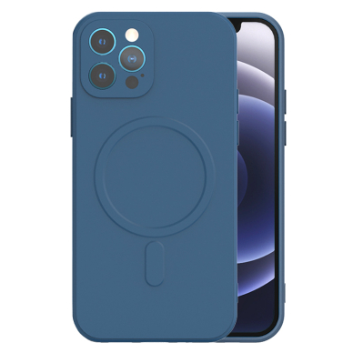 iPhone 13 PRO MAX mėlyna MagSilicone nugarėlė