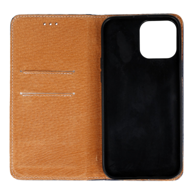 iPhone 13 PRO MAX mėlynas odinis SPECIAL dėklas 2