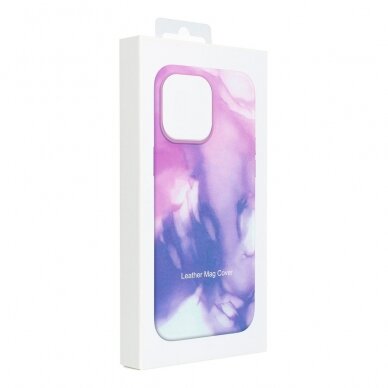 iPhone 13 PRO MAX purple splash MagLeather nugarėlė 6