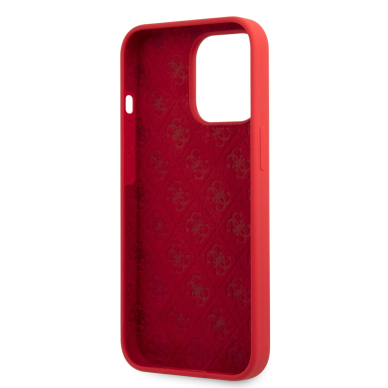 iPhone 13 PRO MAX raudona GUESS nugarėlė GUHCP13XLSLMGRE 6