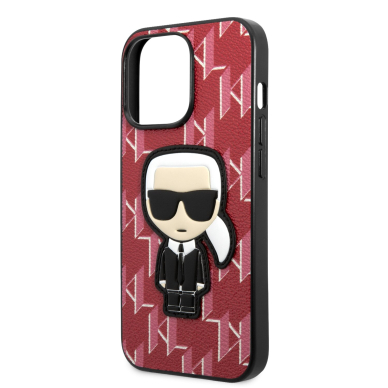 iPhone 13 PRO MAX raudona KARL LAGERFELD nugarėlė KLHCP13XPMNIKPI 5