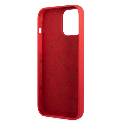 iPhone 13 PRO MAX raudona LACOSTE nugarėlė LCHCP13XSR 6