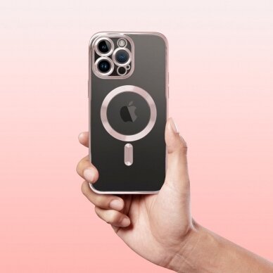 iPhone 13 PRO MAX rose gold MagElectro nugarėlė 2
