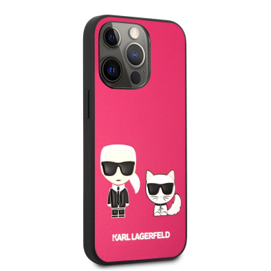 iPhone 13 PRO MAX rožinė KARL LAGERFELD nugarėlė KLHCP13XPCUSKCP 4
