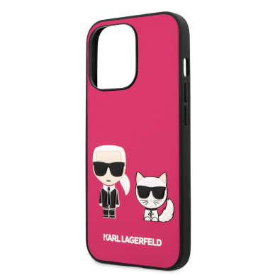 iPhone 13 PRO MAX rožinė KARL LAGERFELD nugarėlė KLHCP13XPCUSKCP 5