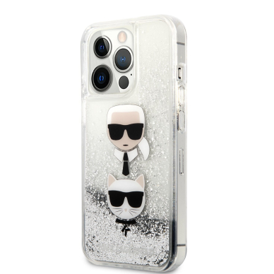 iPhone 13 PRO MAX sidabro sp. water KARL LAGERFELD nugarėlė KLHCP13XKICGLS 2