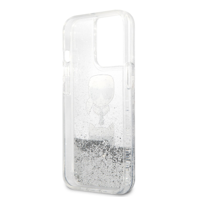 iPhone 13 PRO MAX sidabro sp. water KARL LAGERFELD nugarėlė KLHCP13XKICGLS 6