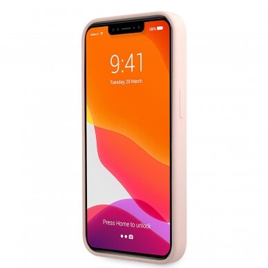 iPhone 13 PRO MAX šv. rožinė GUESS nugarėlė GUHCP13XLSLMGLP 1