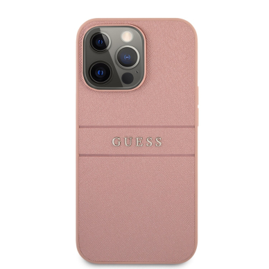 iPhone 13 PRO MAX šviesiai rožinė GUESS nugarėlė GUHCP13XPSASBPI 3