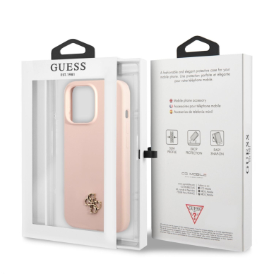 iPhone 13 PRO MAX šviesiai rožinė GUESS nugarėlė GUHCP13XS4LP 4