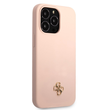 iPhone 13 PRO MAX šviesiai rožinė GUESS nugarėlė GUHCP13XS4LP 2