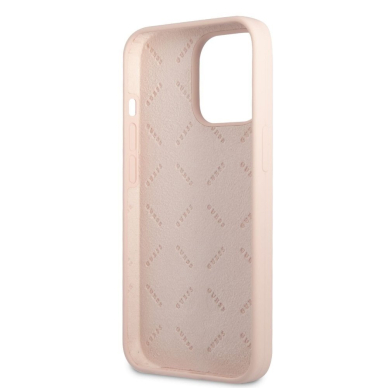 iPhone 13 PRO MAX šviesiai rožinė GUESS nugarėlė GUHCP13XS4LP 3