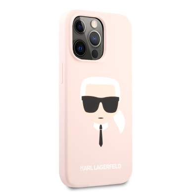 iPhone 13 PRO MAX šviesiai rožinė KARL LAGERFELD nugarėlė KLHCP13XSLKHLP 4