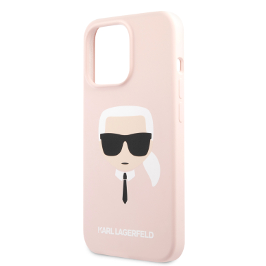 iPhone 13 PRO MAX šviesiai rožinė KARL LAGERFELD nugarėlė KLHCP13XSLKHLP 6