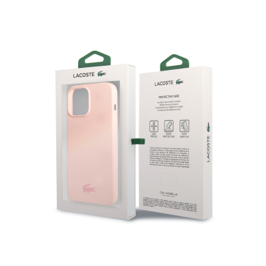 iPhone 13 PRO MAX šviesiai rožinė LACOSTE nugarėlė LCHCP13XSI 7