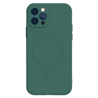 iPhone 13 PRO MAX dark green MagSilicone nugarėlė 1
