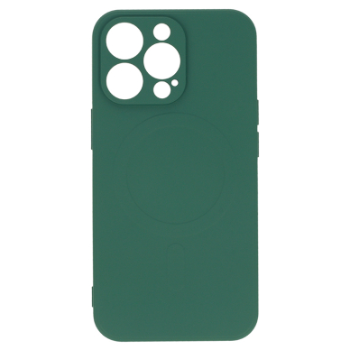 iPhone 13 PRO MAX dark green MagSilicone nugarėlė 2