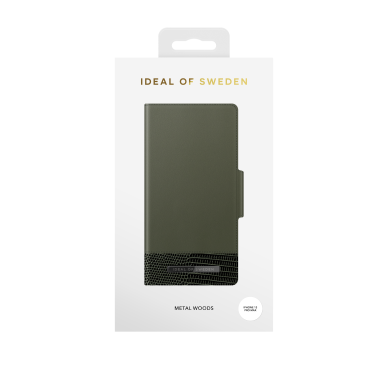 iPhone 13 PRO MAX/12 PRO MAX iDeal Of Sweden dėklas Unity Wallet Metal Woods 1