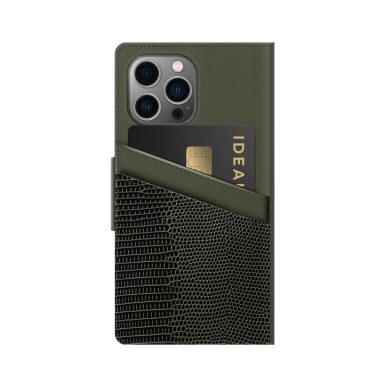 iPhone 13 PRO MAX/12 PRO MAX iDeal Of Sweden dėklas Unity Wallet Metal Woods 5