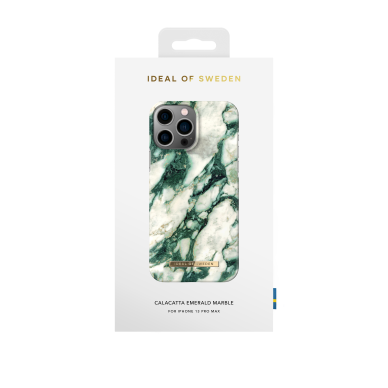 iPhone 13 PRO MAX/12 PRO MAX iDeal Of Sweden nugarėlė Calacatta Emerald Marble 2