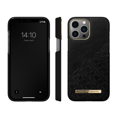 iPhone 13 PRO MAX/12 PRO MAX iDeal Of Sweden nugarėlė Embossed Black 1